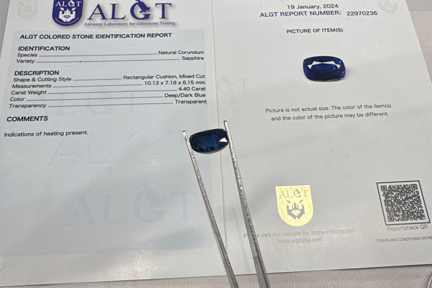 Natural Sapphire 4.4ct